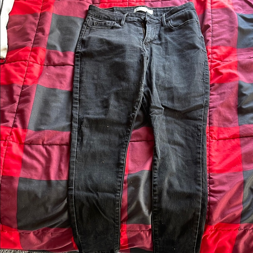 Levi's Black Skinny Jeans Premium Denim
